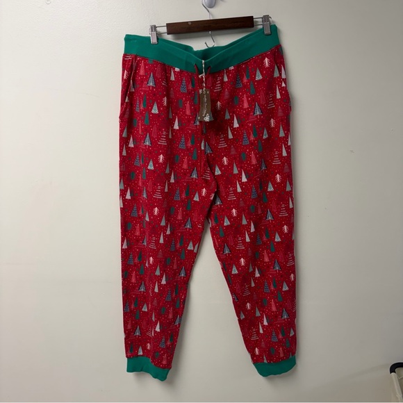 Matilda Jane Other - Matilda Jane NWT Christmas Tree Jogger Pajama Pants Size‎ XL